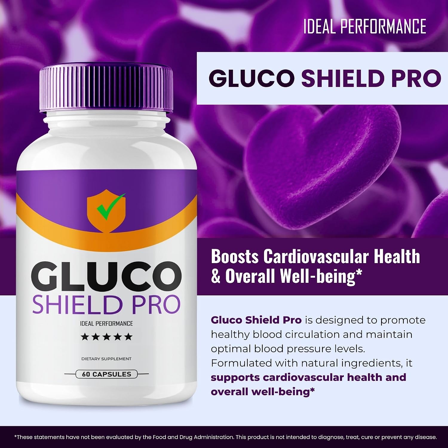 Gluco Shield Pro Advanced Blood Formula Cápsulas (2 Pack)