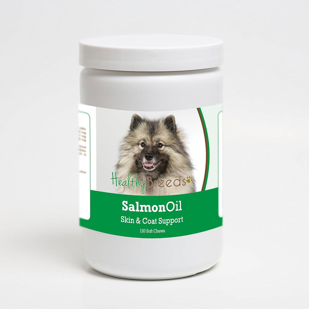 Healthy Breeds Aceite de Salmón para Perros Keeshonden - Comprimidos Blandos (120 uds) - görsel 1