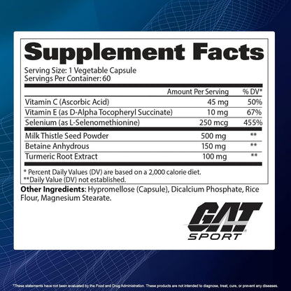 GAT SPORT Essentials Multivitamínico – Protección hepática: La betaína anhidra puede contribuir a mantener la – Image 2
