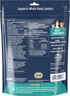 Pet Protect Suplemento Body Comfort+ para Perros, Formulado por Veterinarios con Alenza, Apoya la Respuesta Inflamatoria Normal, Snacks Blandos Sabor a Pollo (120 Unidades)