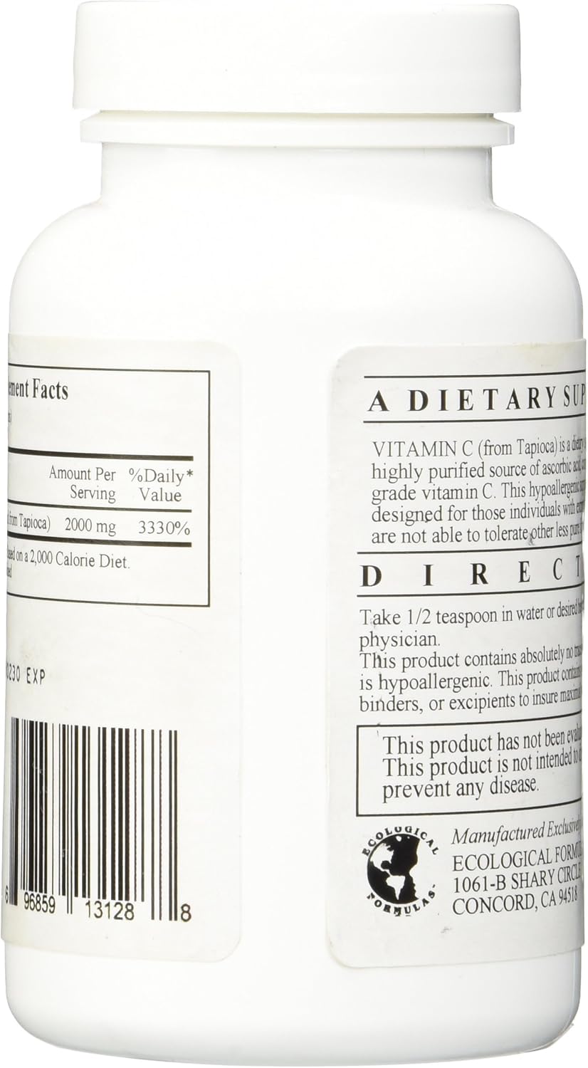 Ecological Formulas - Vitamina C de Tapioca 150 g