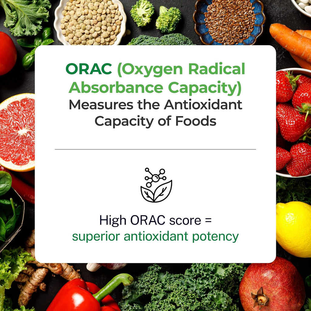 Paradise ORAC Energy Greens - Extracto de Superalimentos Verdes, 60 Servicios