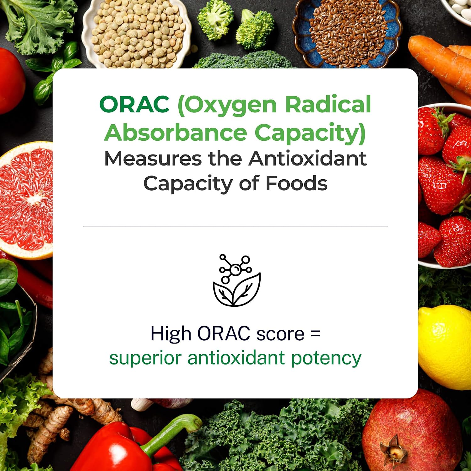 Paradise ORAC Energy Greens - Extracto de Superalimentos Verdes, 60 Servicios