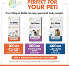 Pet Longevity SAM-e 100 mg – Complemento para el Hígado y Articulaciones para Gatos y Perros Pequeños – 50 Comprimidos con Recubrimiento Entérico