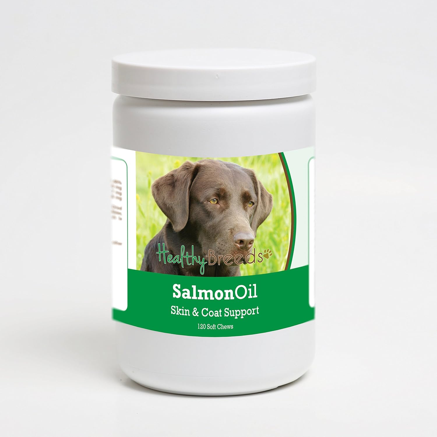 Healthy Breeds Labrador Retriever Salmon Oil Soft Chews 120 unidades