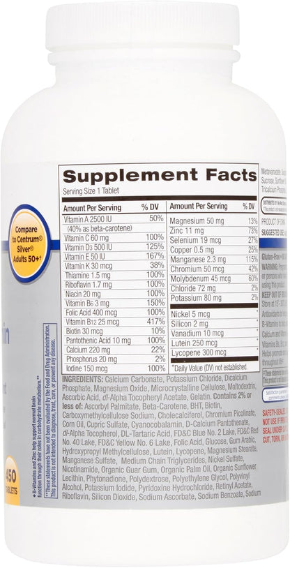 Equate Multivitamínico Completo para Adultos – Salud cardiovascular: Algunos componentes de la fórmula pueden – Image 5