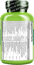 NATURELO Multivitamínico Integral para Mujeres - 240 Cápsulas Veganas