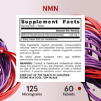 Jarrow Formulas Nicotinamida Mononucleótido (NMN) - 60 Comprimidos - Apoya la Producción de Energía