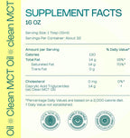 LevelUp Aceite MCT C8 Puro - 100% Ácido Caprílico de Coco - Sin Sabor - 473ml