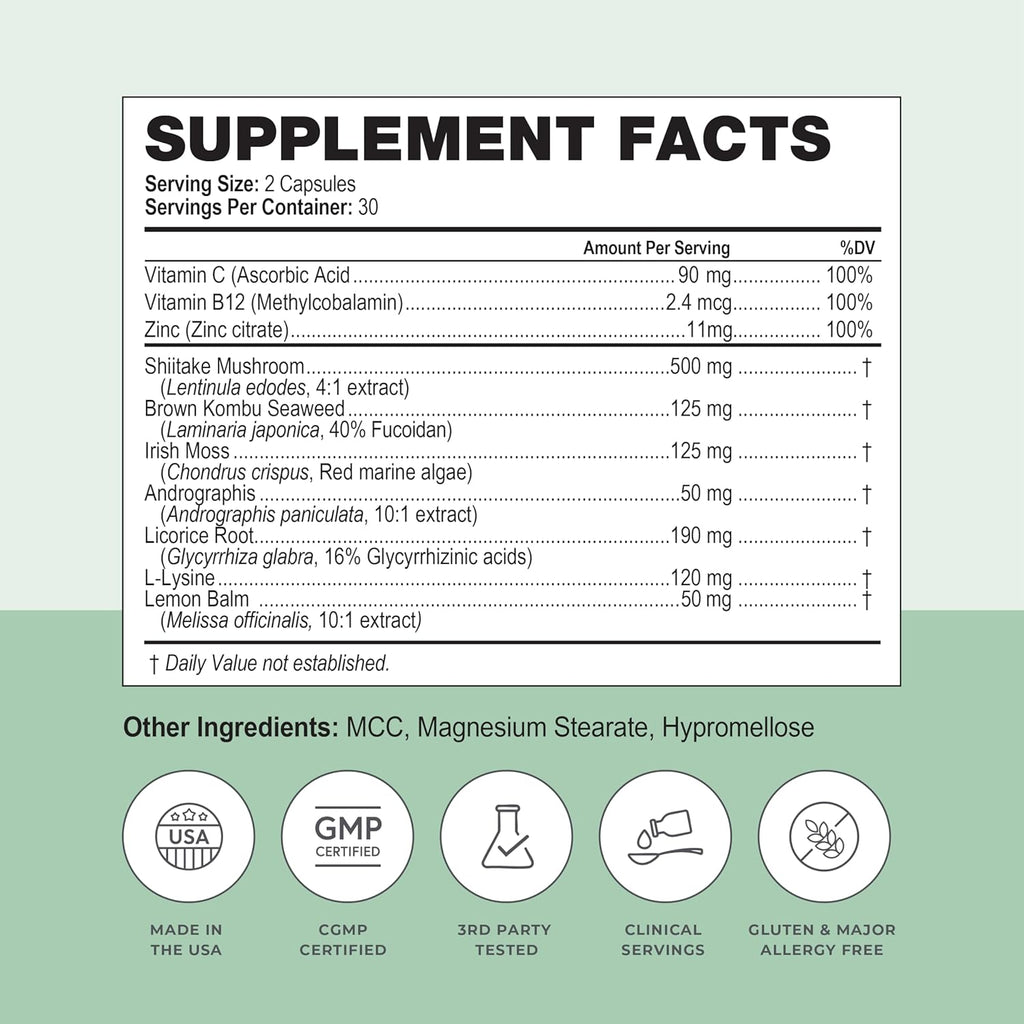 Simplix | Suplemento Natural para Fortalecer el Sistema Inmune | 60 Cápsulas Veganas