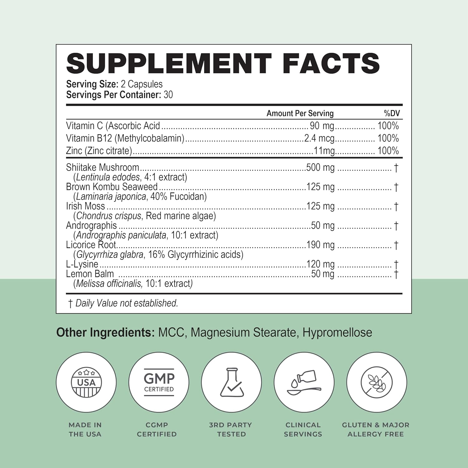 Simplix | Suplemento Natural para Fortalecer el Sistema Inmune | 60 Cápsulas Veganas