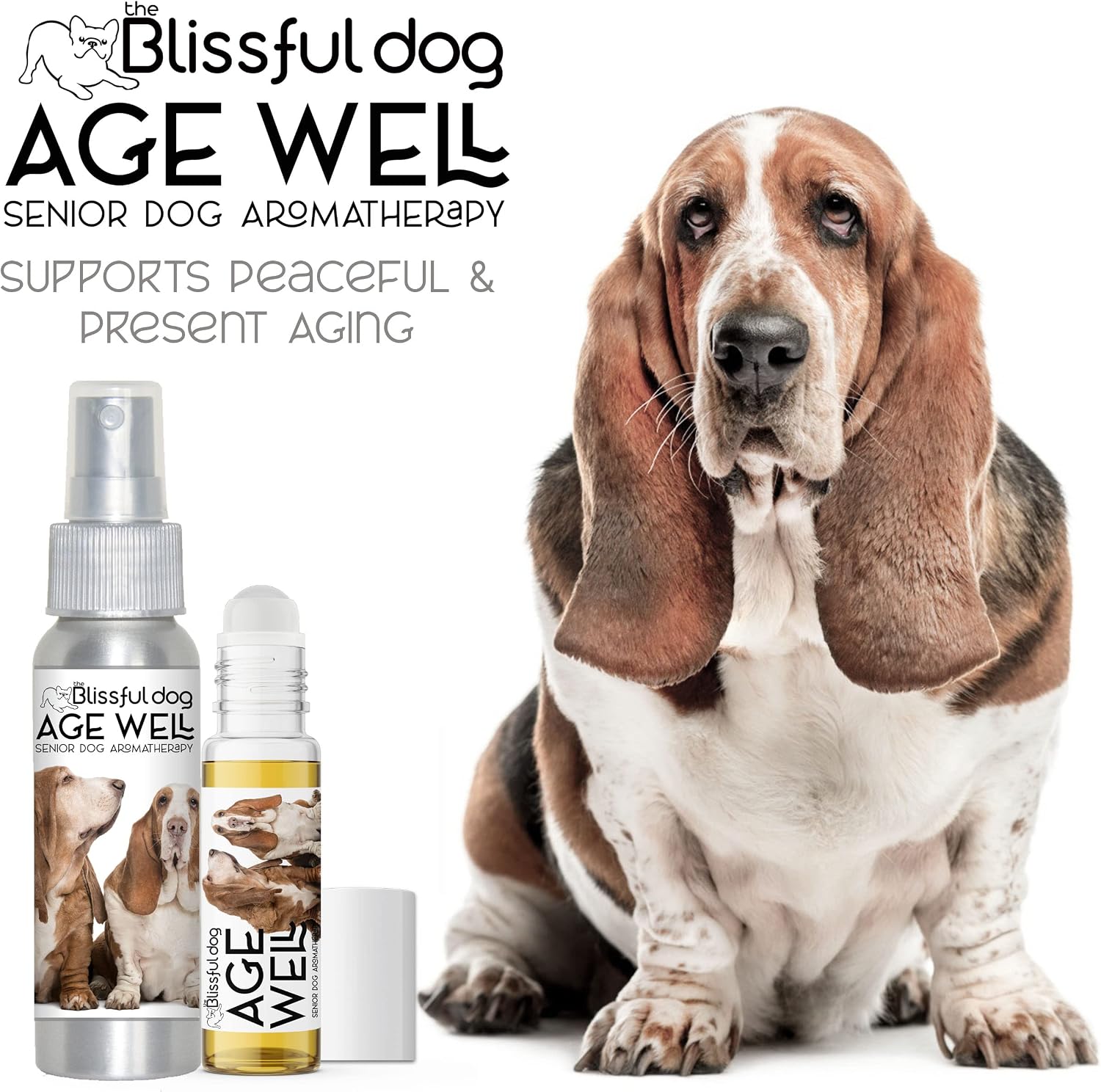 The Blissful Dog Spray de Aromaterapia Age Well para Perros