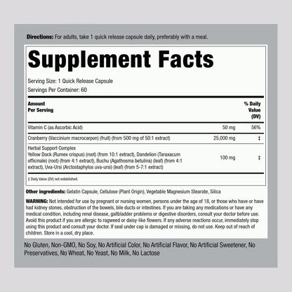 Piping Rock Kidney Support | 60 Cápsulas | Fórmula Care & Restore | No GMO, Sin Gluten – Image 2