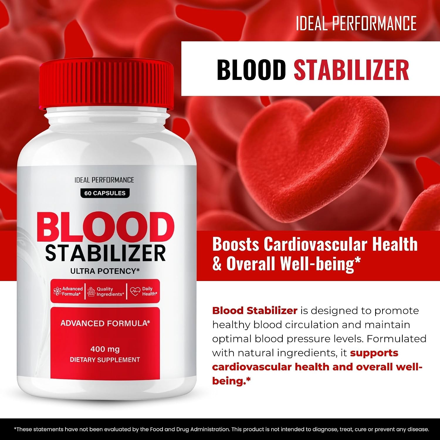 Blood Stabilizer Advanced Blood Formula - Cápsulas