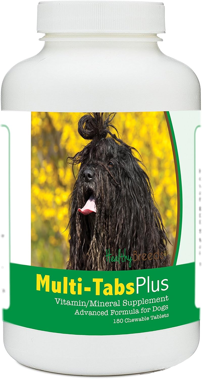 Healthy Breeds Multi-Tabs Plus Comprimidos Masticables para Perros, 180 unidades