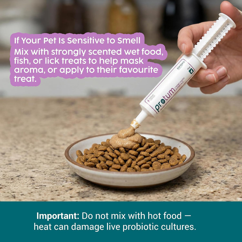 Probióticos para Perros y Gatos - Tratamiento para Diarrea - 30cc Sabor Ternera