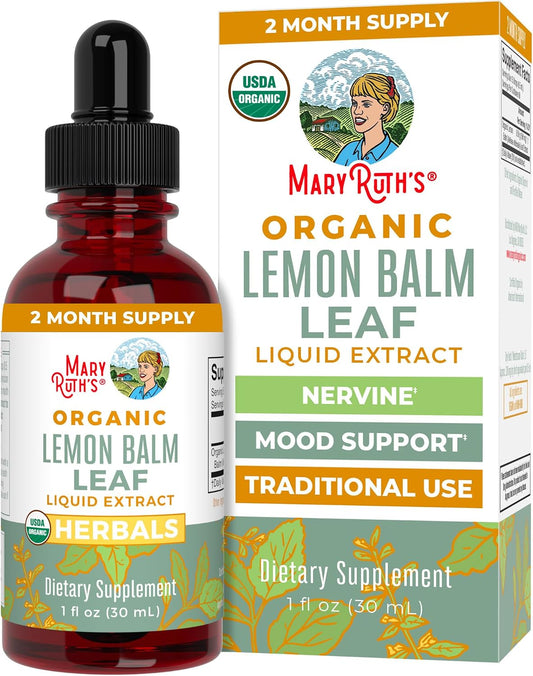 MARYRUTH'S Organics Extracto Líquido de Hoja de Melisa Orgánico - 30 ml
