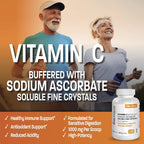 Bronson Buffered Vitamin C Powder - Sodium Ascorbate - 454 g (1 Pound)