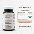 Secrets of the Tribe Pot Marigold USDA Organic 60 Cápsulas – Caléndula officinalis ecológica
