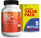 BIOQUIRE Night Sweats Gone - Alivio Menopáusico con Probióticos, 40 Mil Millones de UFC | 90 Cápsulas
