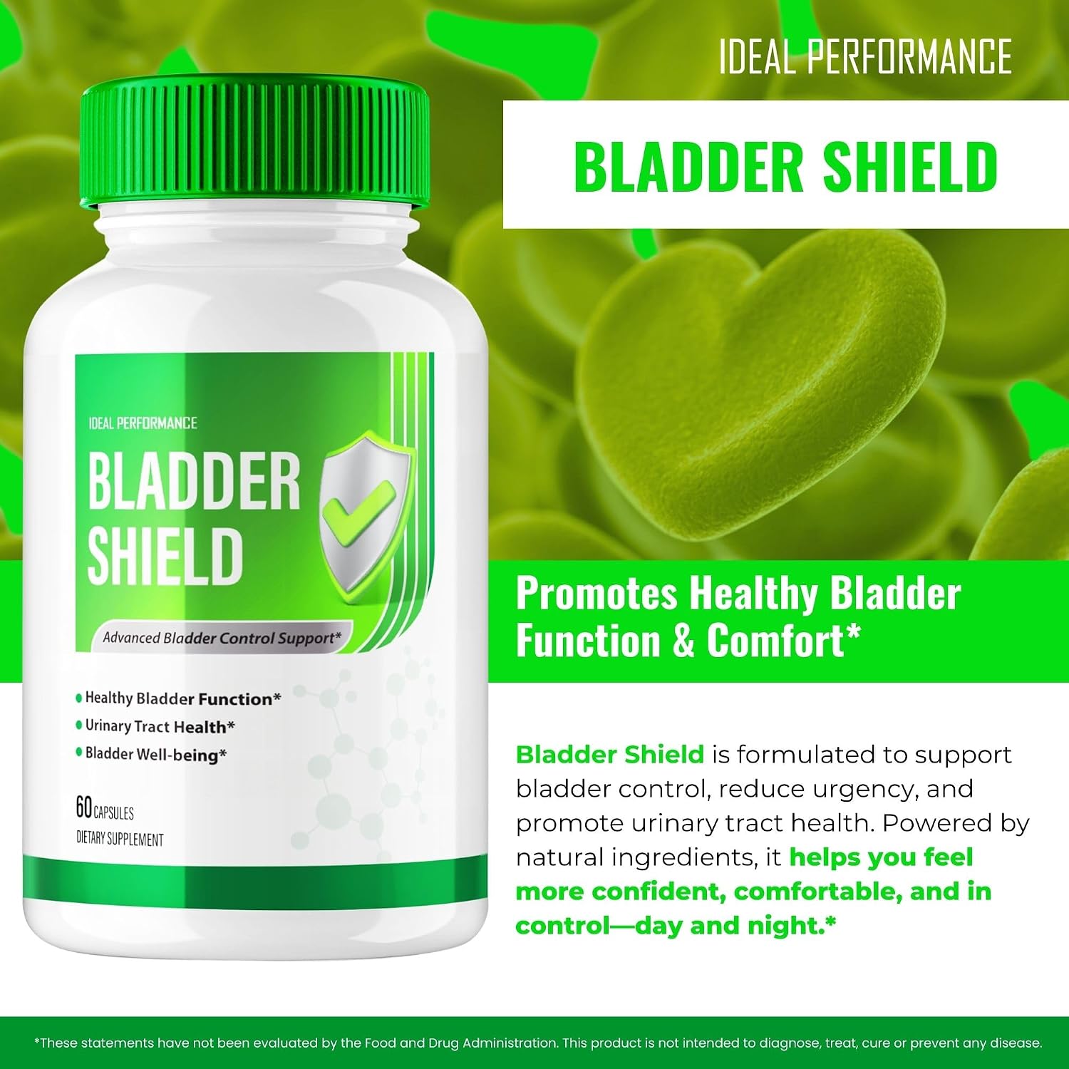 Bladder Shield Capsules - Control de Vejiga Avanzado (3 Pack)