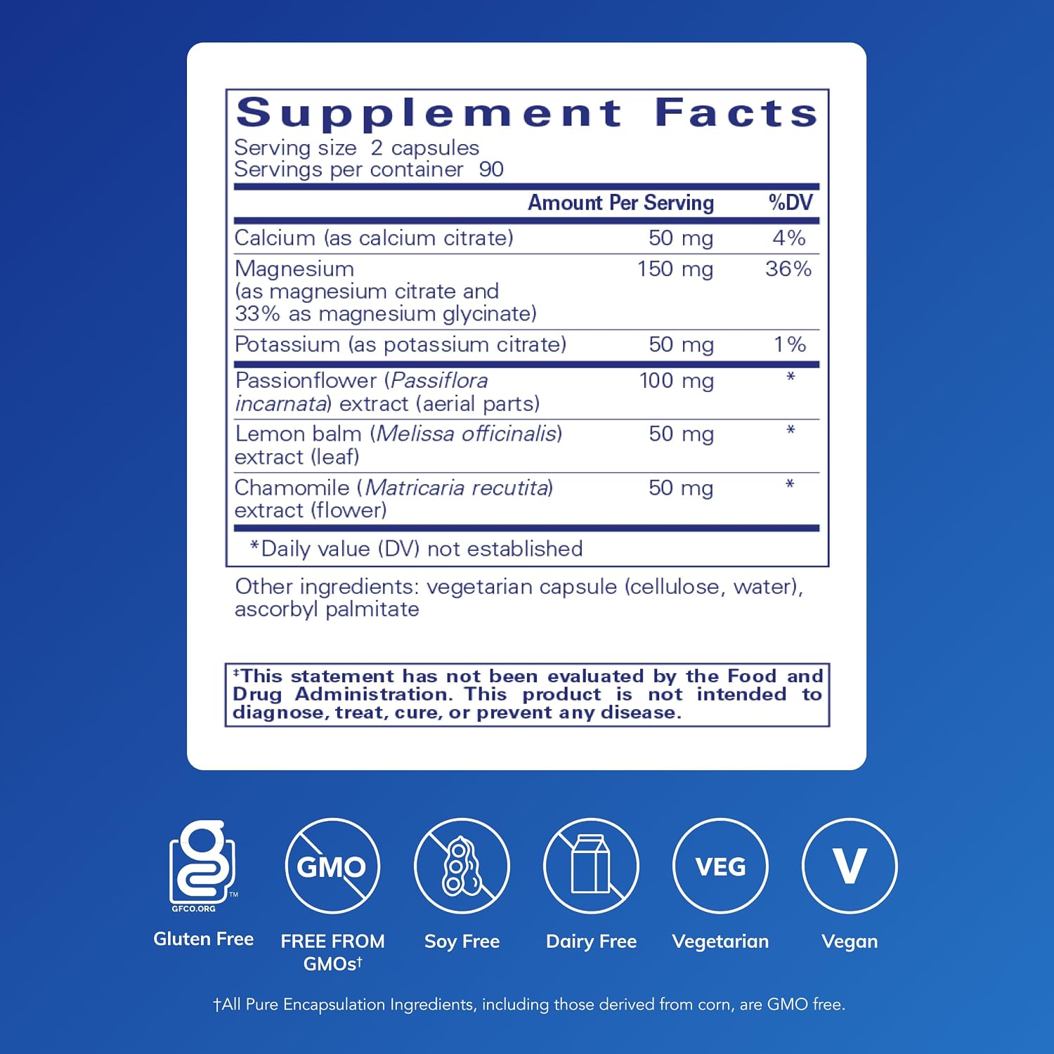 Pure Encapsulations Muscle Cramp/Tension Formula | Suplemento para Calambres Musculares y Tensión | 180 Cápsulas