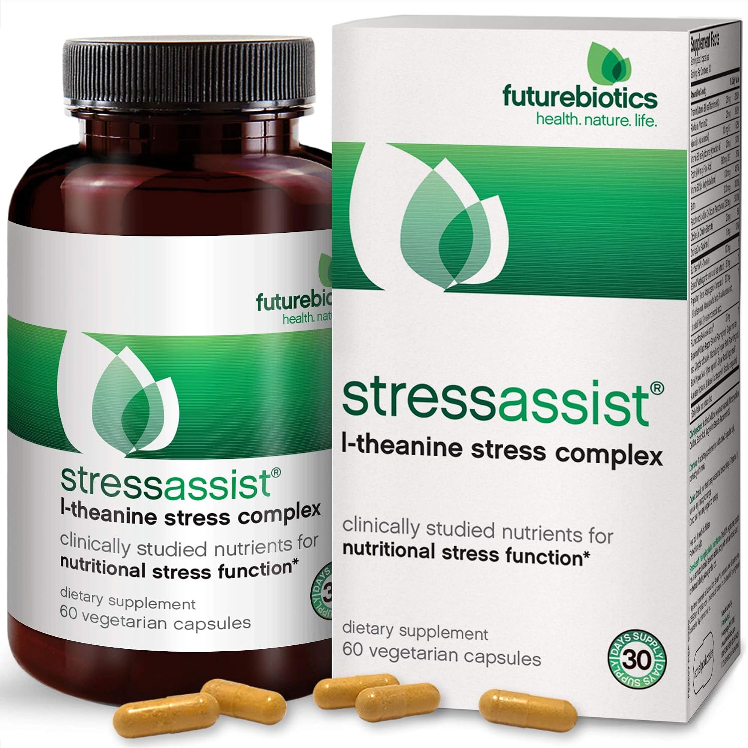 Futurebiotics StressAssist 60 Cápsulas Vegetarianas