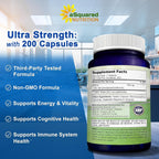 DHEA 100 mg, 200 cápsulas - Suplemento dietético de dehidroepiandrosterona