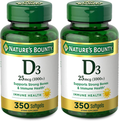 Nature's Bounty Vitamina D3 2000 IU, 240 – Sistema inmunitario: Contribuye al funcionamiento normal del sistema – Image 5