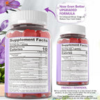 NEVISS Gominolas de Azafrán 100mg con Magnesio, L-Teanina y Ashwagandha - 120 Gominolas