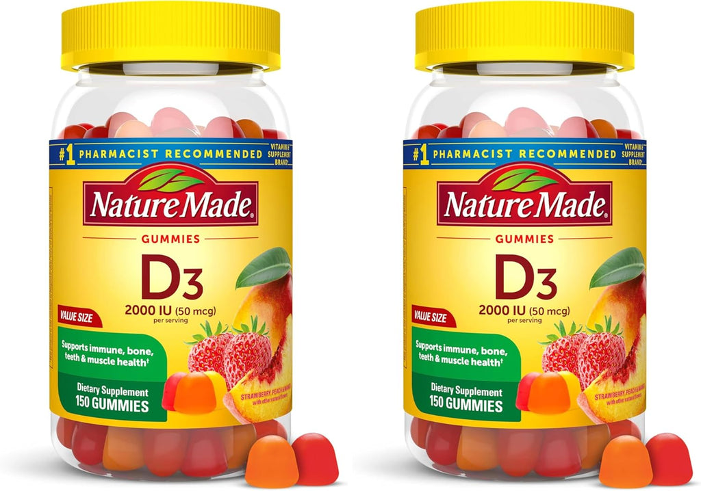 Nature Made Vitamina D3 2000 UI Gomitas – 90 unidades