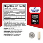 Prevagen Extra Strength - 180 Cápsulas (Suministro para 6 Meses) | Formulado para tu Cerebro | 20 mg de Apoaequorin más Vitamina D3