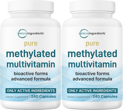 Micro Ingredients Multivitamínico Metilado – Vitamina D3 (colecalciferol): Regula la absorción de calcio y – Image 9