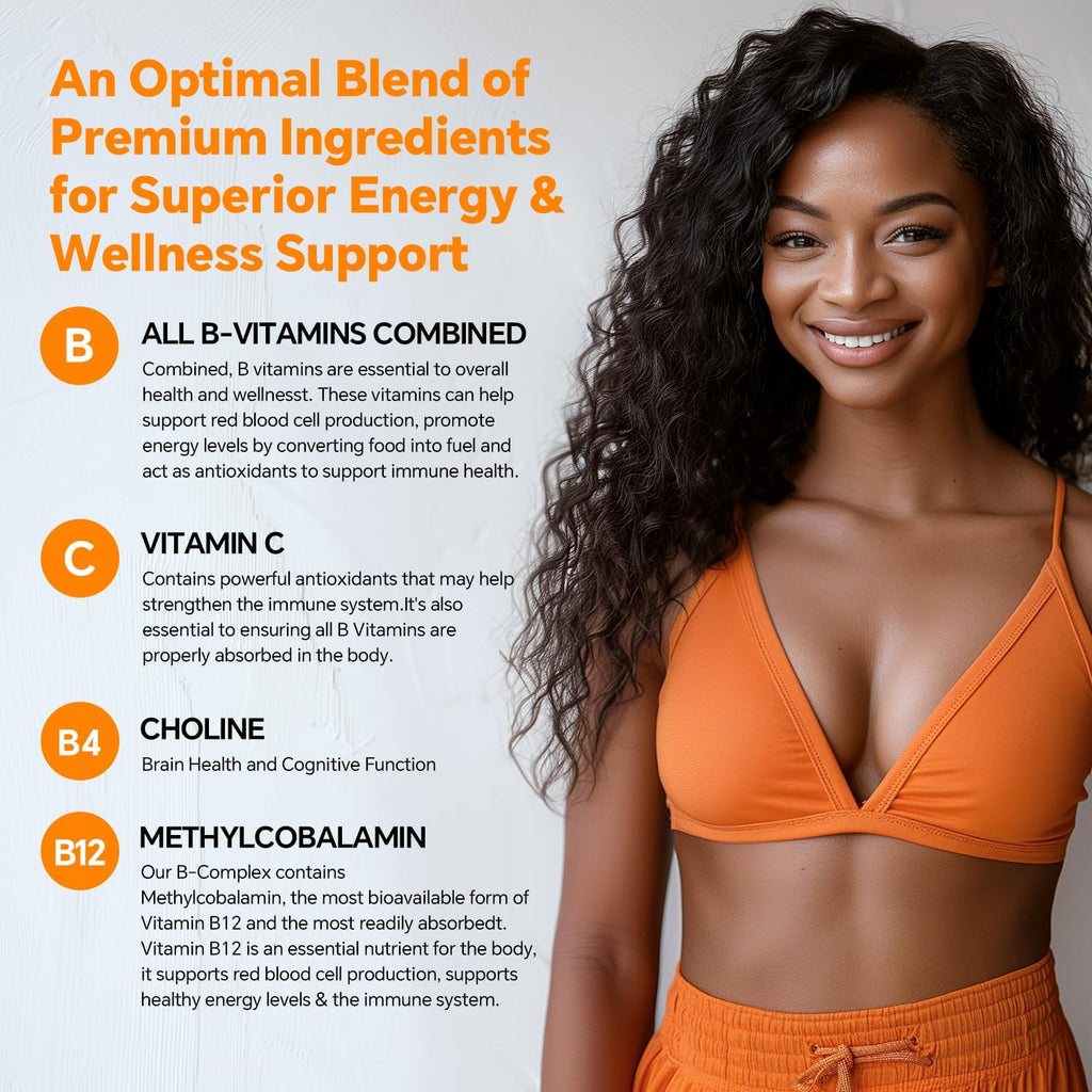 Complejo B Metilado con Vitamina C y Zinc - 120 Gomitas