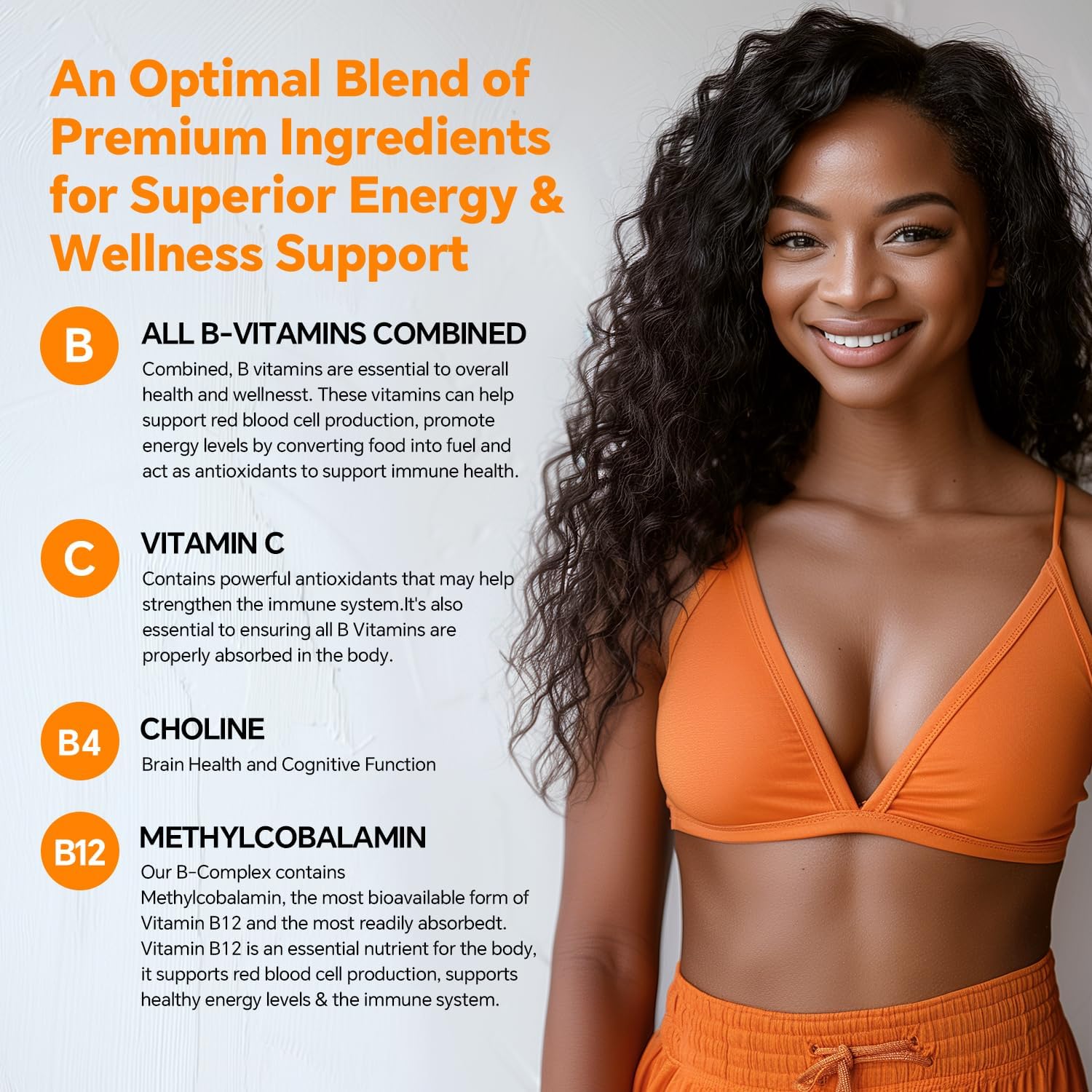 Complejo B Metilado con Vitamina C y Zinc - 120 Gomitas