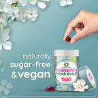 NUTRAMIN Mood Boost Gomitas Multivitamínicas - Deliciosas gomitas antiestrés con magnesio, ashwagandha y vitaminas del grupo B para la calma y el enfoque - Sin azúcar, veganas, sin gluten (90 unidades)