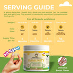 Makondo Pets Suplemento de Apoyo Inmunológico para Perros, Sabor Bacon, 60 Comprimidos