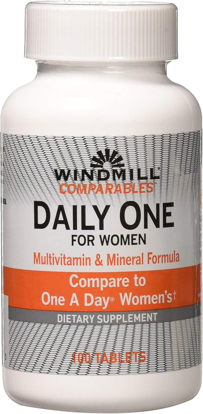 Daily Vitamin TB para Mujeres - 100 – Aporte de hierro: 18 mg por comprimido, una cantidad significativa para – Image 1