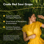 North American Herb & Spice Resvital - 90 Capsules - Whole Sour Red Grape - Natural Antioxidants and Vitamin C