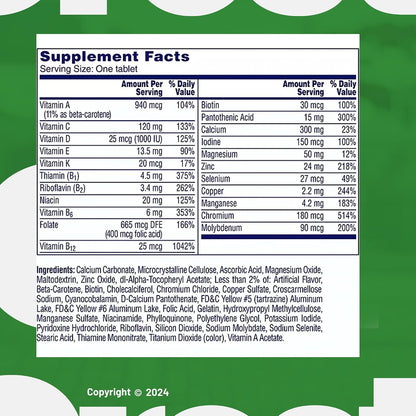 Women's 50+ Multivitamin 300 Tablets - LightSpring – Image 2