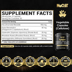 NUQIIT Suplemento NAD+ con Nicotinamida Ribósido, Resveratrol, Quercetina, Cúrcuma, Rhodiola Rosea - 60 Cápsulas