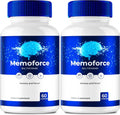 Memoforce Brain - Cápsulas para Memoria y Concentración (2 Pack)