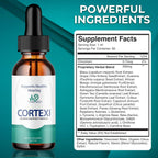Cortexi Gotas para el Apoyo Auditivo con Cromo, Semilla de Uva, Astrágalo y Maca (60 ml)