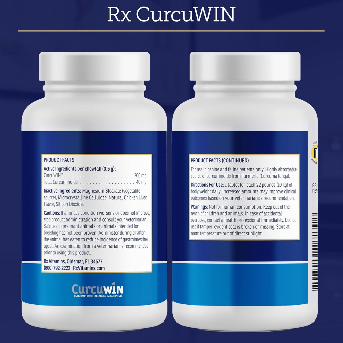 Rx Vitamins CurcuWIN - Curcumin for Dogs & – Función digestiva saludable: contribuye a mantener el equilibrio – Image 7
