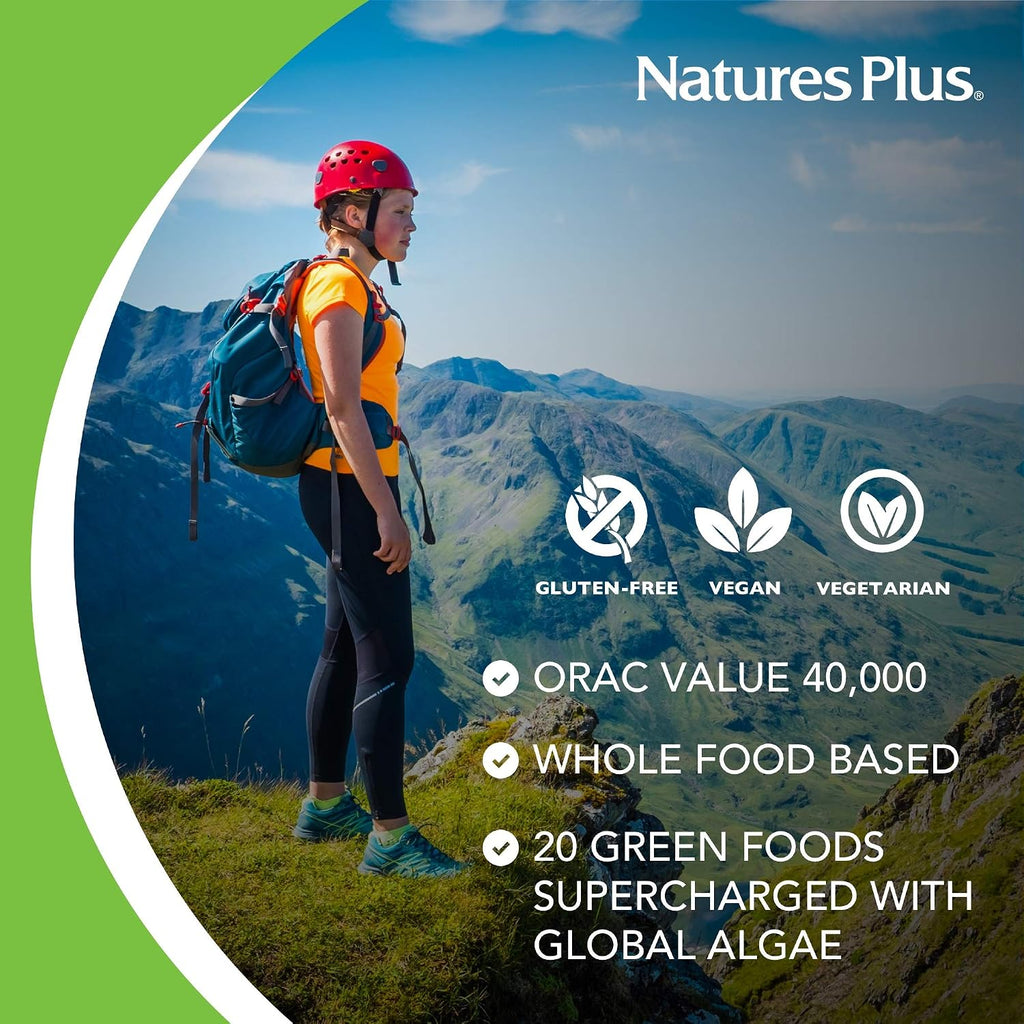 NaturesPlus Ultra Juice Green Drink - Suplemento Verde en Polvo, 600 g (60 porciones)