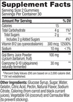 OLLY Daily Energy Gominolas de Energía, Sin Cafeína, B12, CoQ10, 60 unidades
