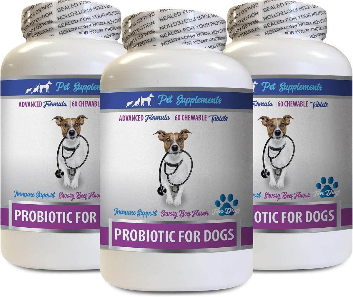 Probióticos para Perros - Elimina el Mal Aliento y los Gases - Salud Digestiva e Inmunitaria - 180 Cápsulas – Image 1