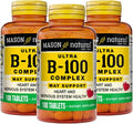 MASON NATURAL Ultra B-100 Complex, 300 comprimidos (3 paquetes)