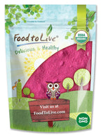 Food to Live Polvo de Jugo de Pitaya Roja Orgánico, 680 g