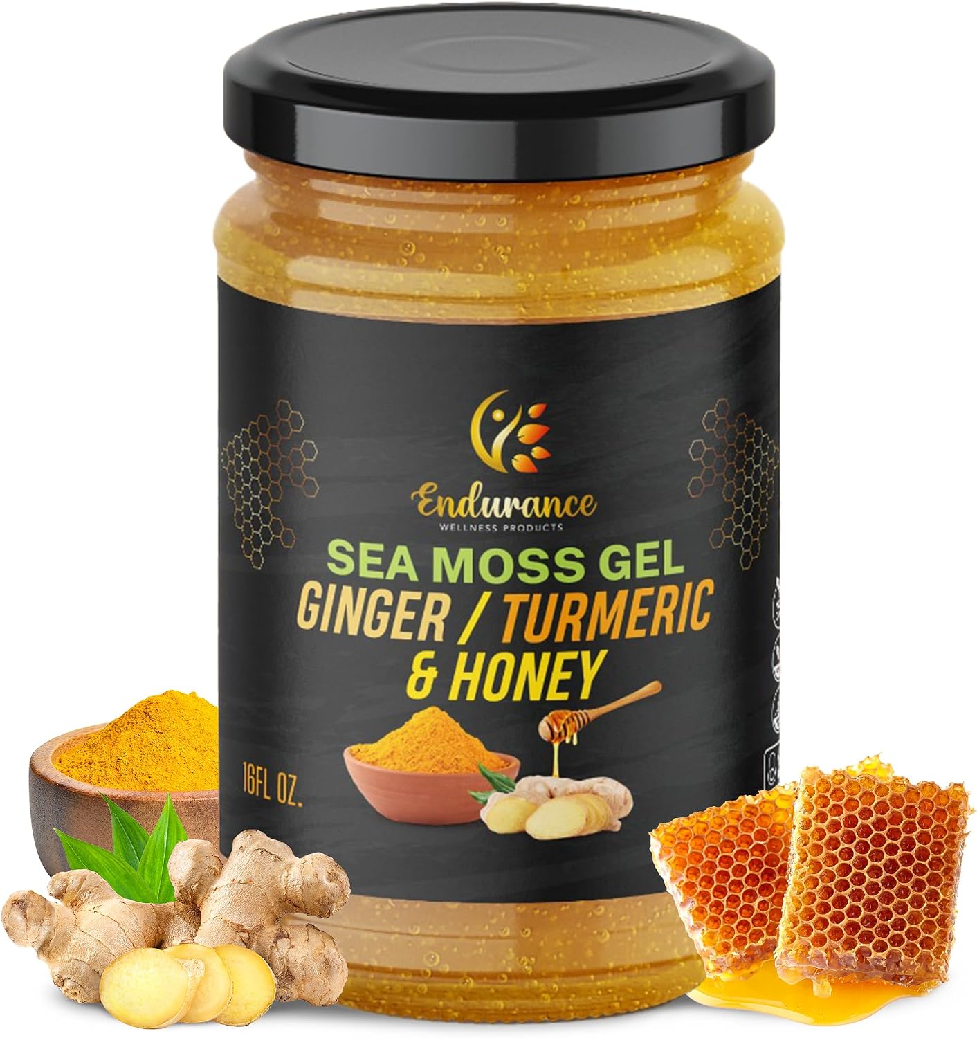 Sea Moss Gel Infusionado con Piña - Superalimento Vegano Orgánico